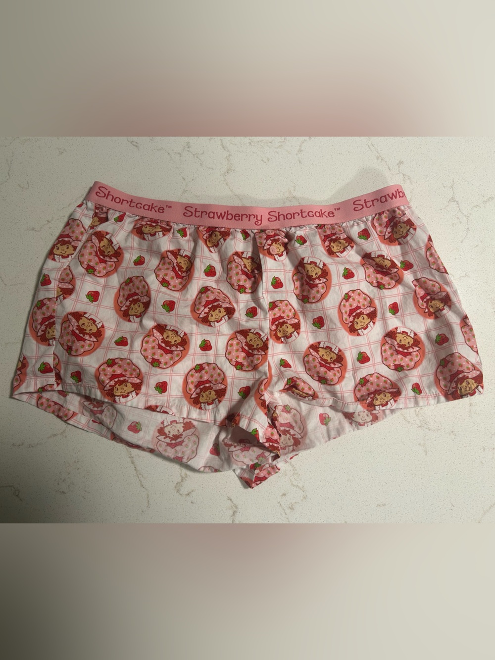Strawberry Shortcake Pink Girls' Pajama Short